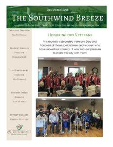 thumbnail of Southwind Senior Living December 2018 Newsletter
