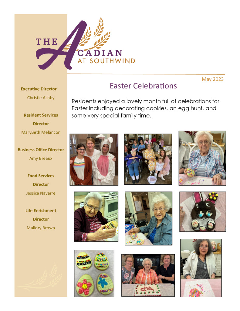thumbnail of The Acadian May 2023 Newsletter